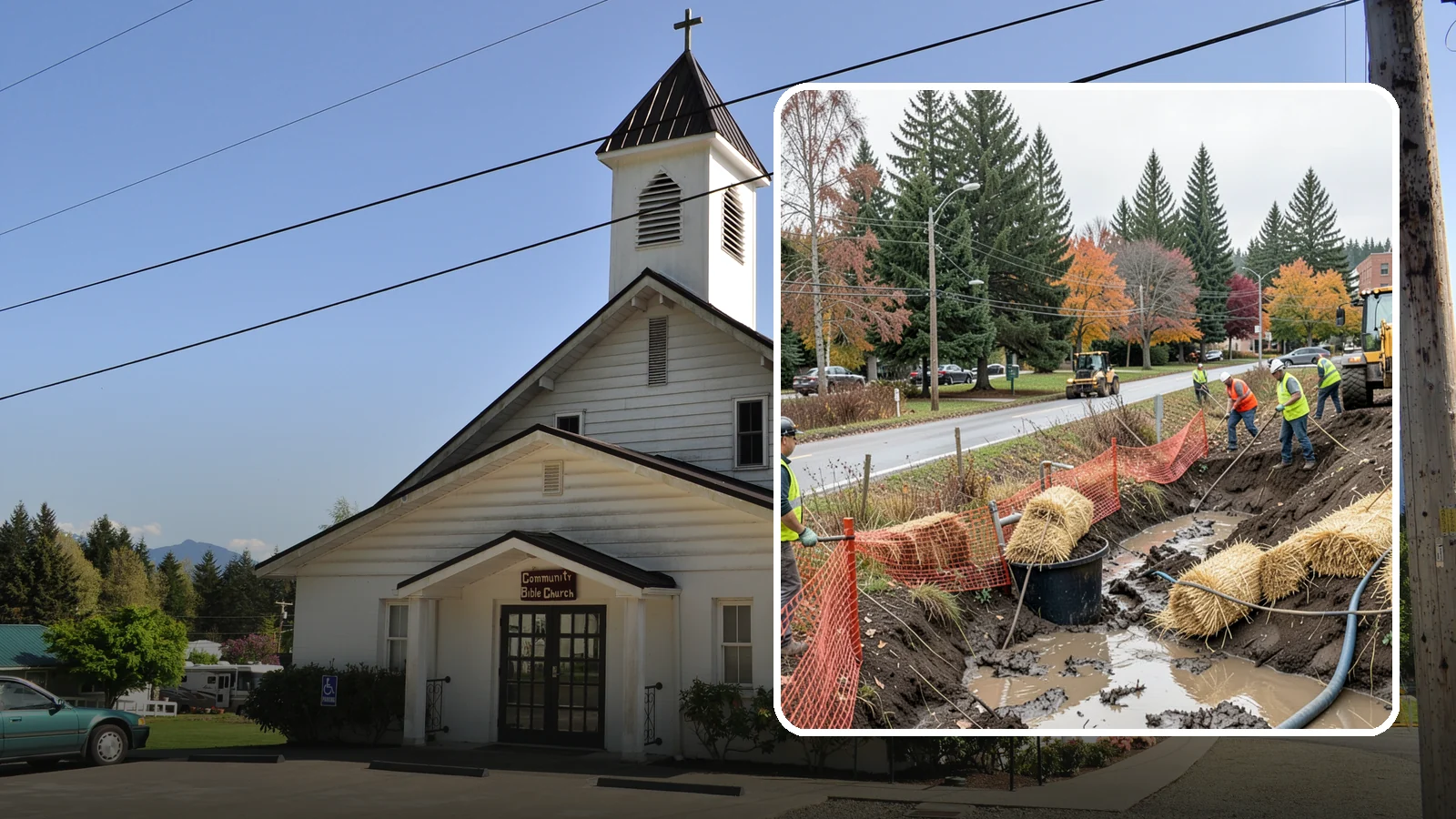 Emergency Erosion Control in Concrete, Skagit County, WA - Immediate erosion measures to protect slopes, waterways, and public infrastructure during and after storm events.