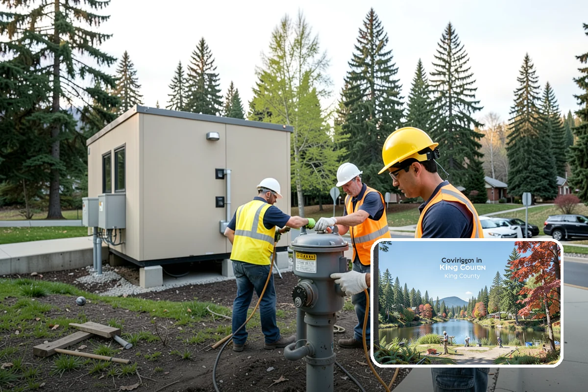 Emergency Erosion Control in Covington, King County, WA - Stabilizes failing slopes before erosion damages infrastructure