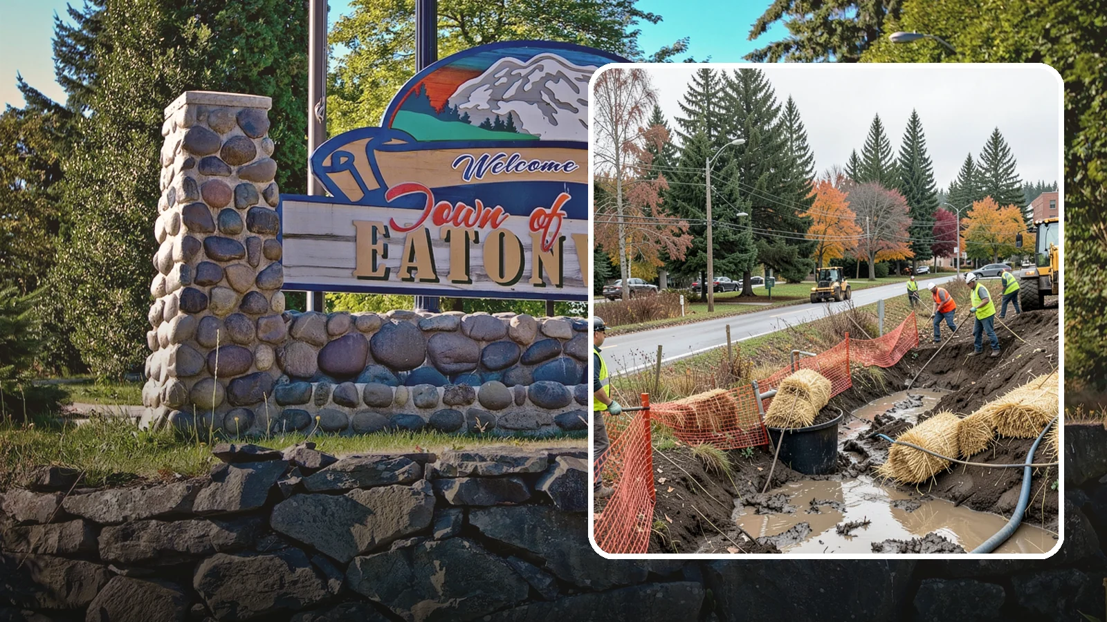Emergency Erosion Control in Eatonville, Pierce County, WA - Immediate erosion measures to protect slopes, waterways, and public infrastructure during and after storm events.