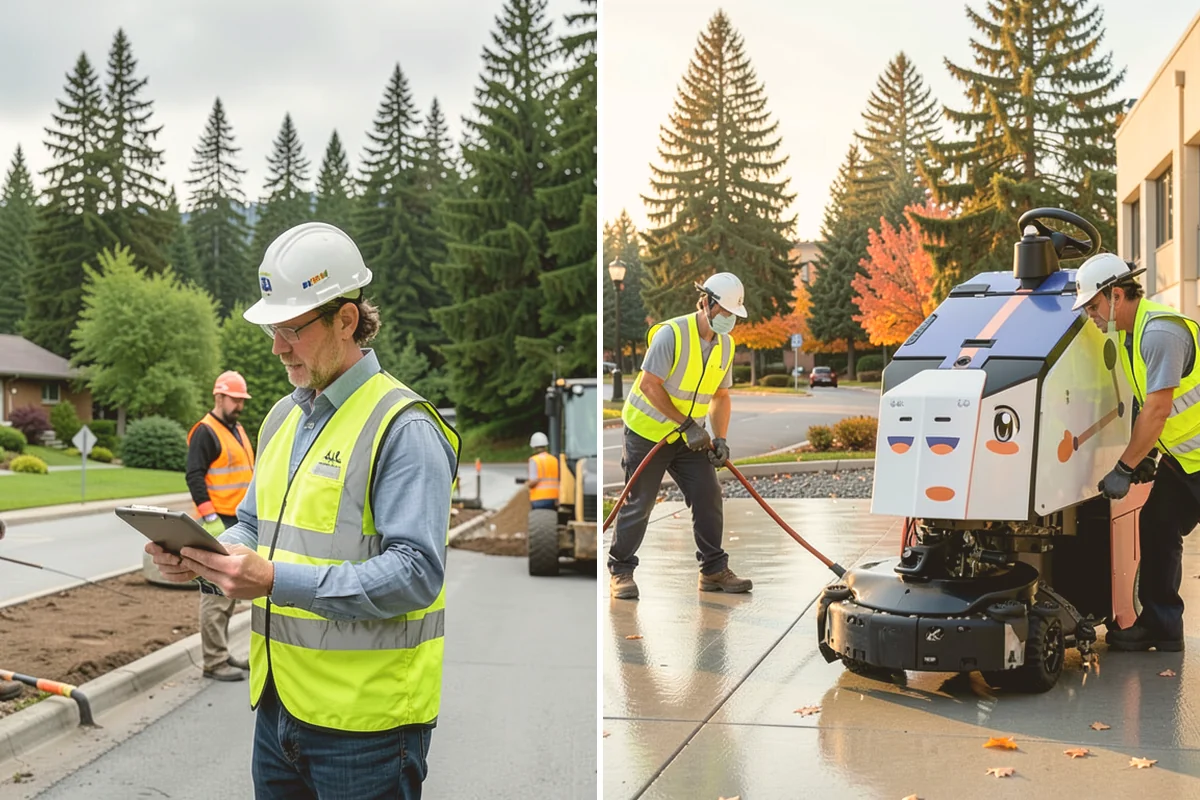 Emergency Erosion Control in Eatonville, Pierce County, WA - Assess the erosion threat and identify runoff pathways