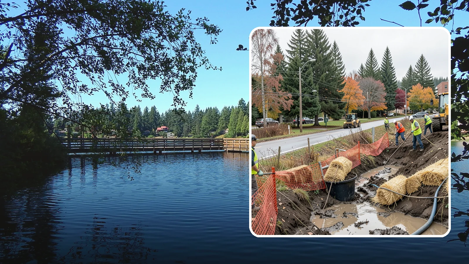 Emergency Erosion Control in Federal Way, King County, WA - Immediate erosion measures to protect slopes, waterways, and public infrastructure during and after storm events.