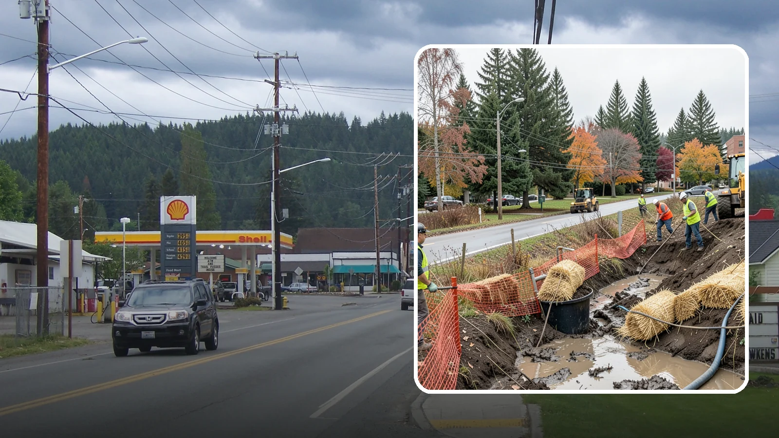 Emergency Erosion Control in Granite Falls, Snohomish County, WA - Immediate erosion measures to protect slopes, waterways, and public infrastructure during and after storm events.