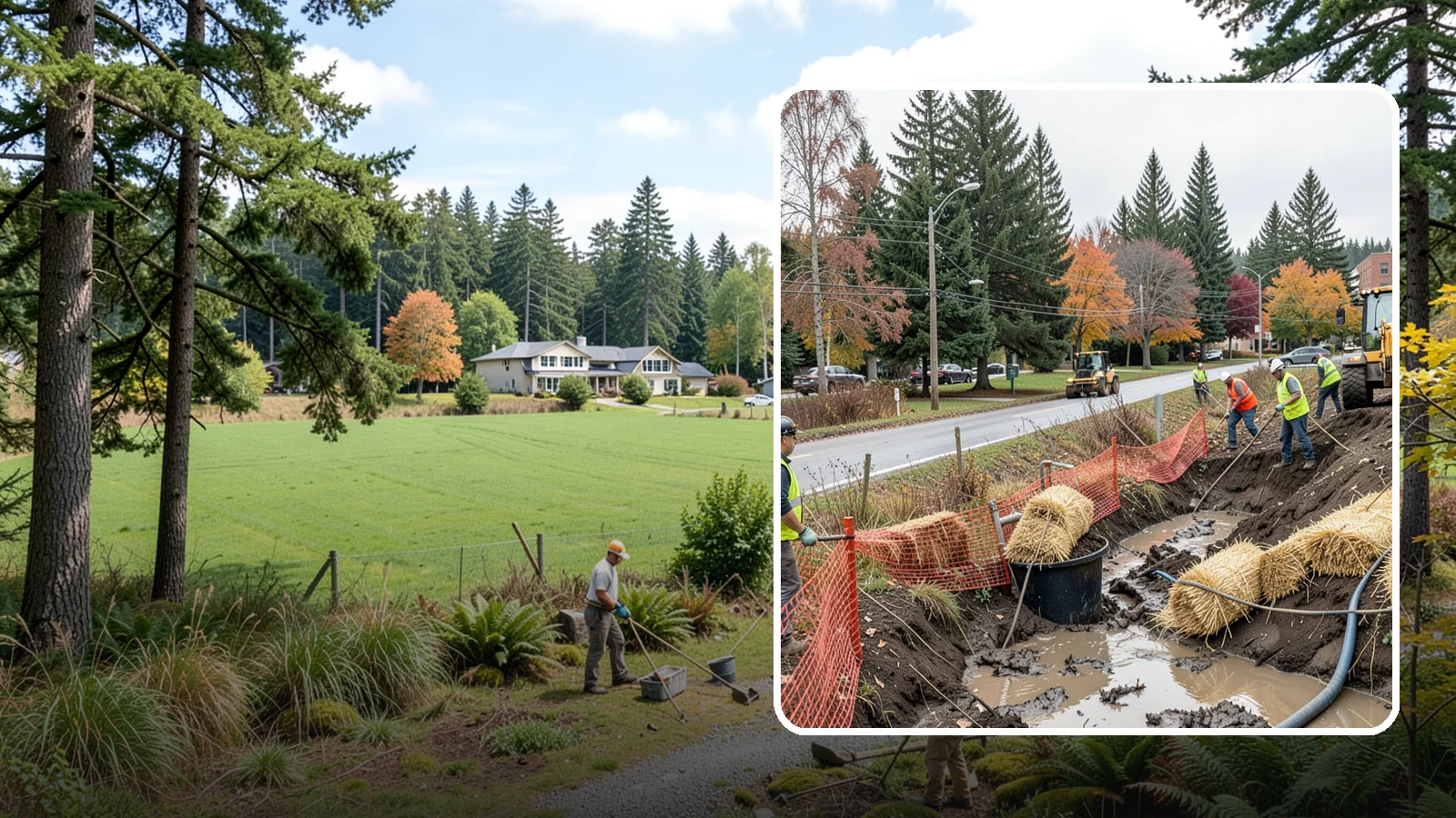 Emergency Erosion Control in Lyman, Skagit County, WA - Immediate erosion measures to protect slopes, waterways, and public infrastructure during and after storm events.