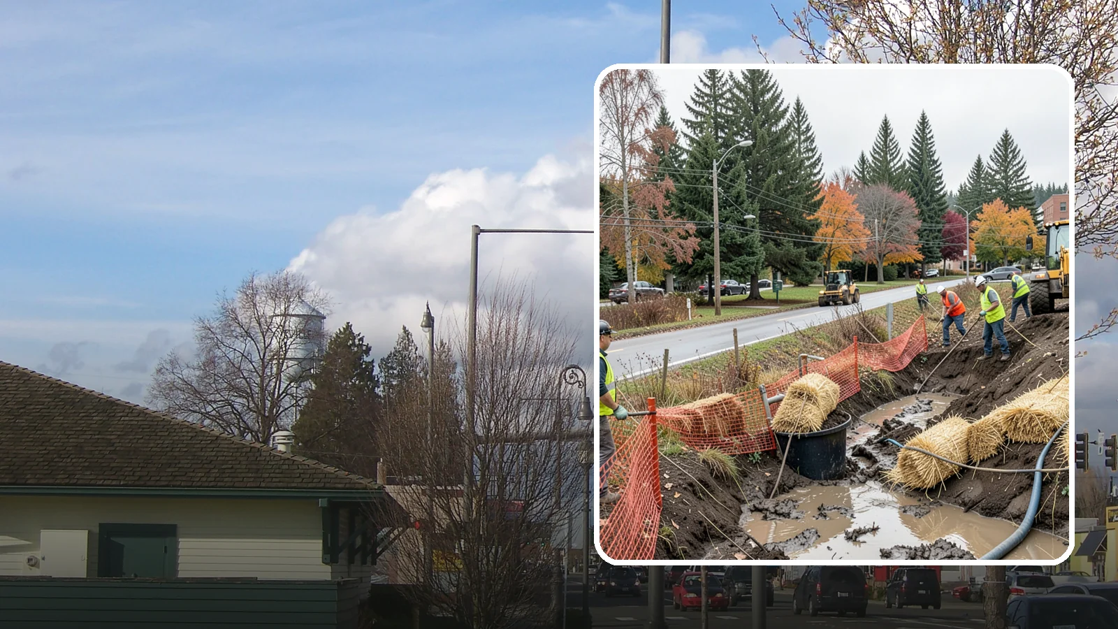 Emergency Erosion Control in Marysville, Snohomish County, WA - Immediate erosion measures to protect slopes, waterways, and public infrastructure during and after storm events.