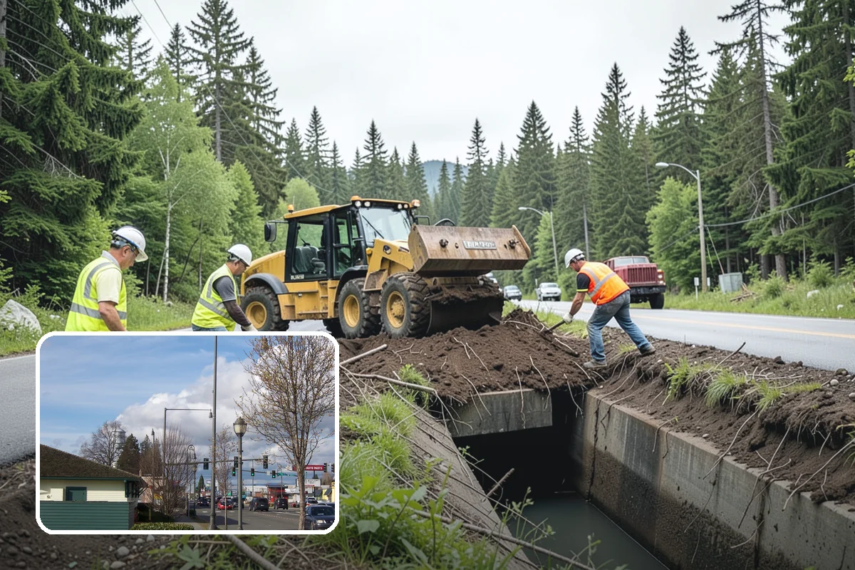 Emergency Erosion Control in Marysville, Snohomish County, WA - Stabilizes failing slopes before erosion damages infrastructure