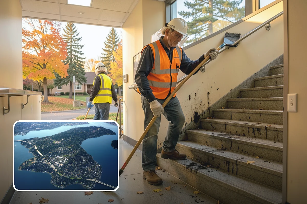 Emergency Erosion Control in Mercer Island, King County, WA - Stabilizes failing slopes before erosion damages infrastructure