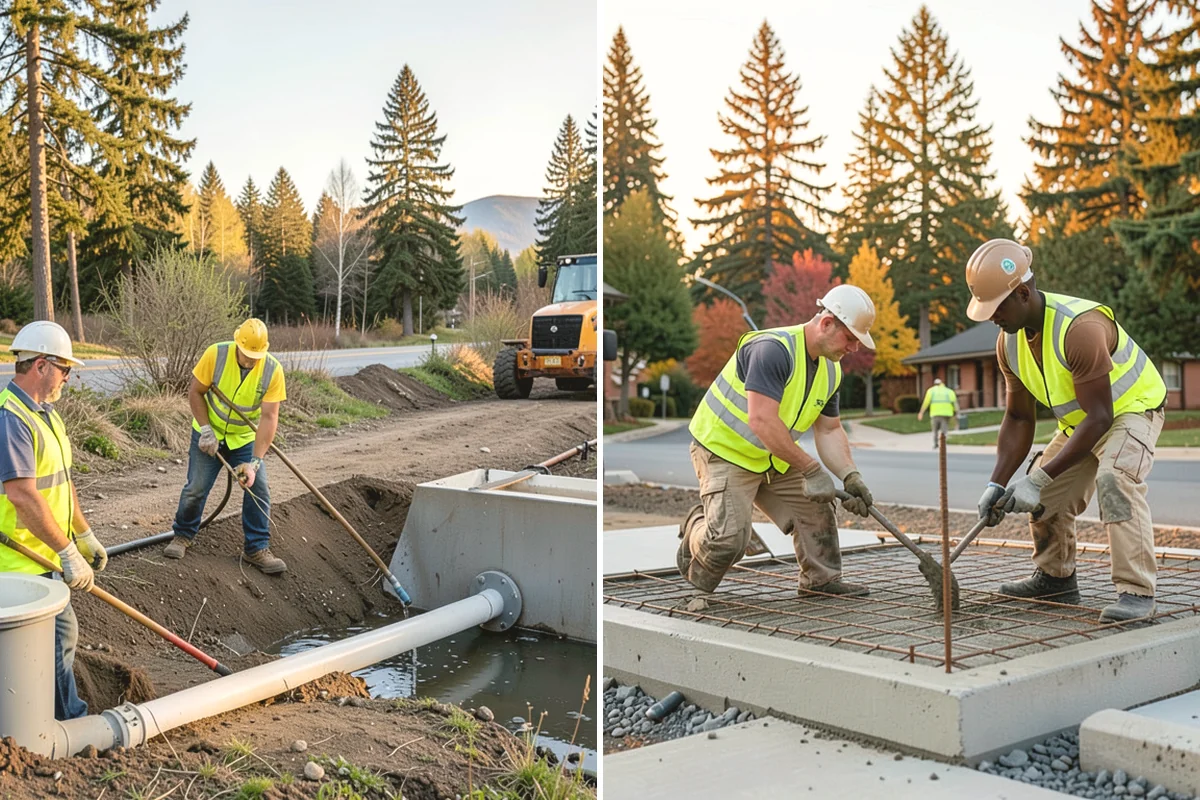 Emergency Erosion Control in Monroe, Snohomish County, WA - Assess the erosion threat and identify runoff pathways