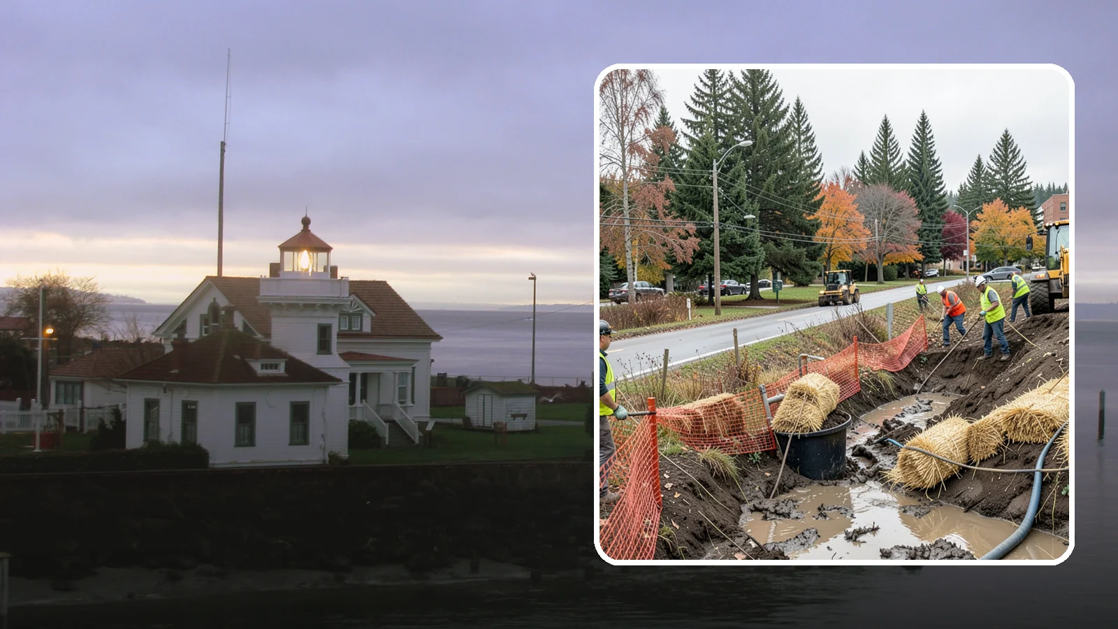 Emergency Erosion Control in Mukilteo, Snohomish County, WA - Immediate erosion measures to protect slopes, waterways, and public infrastructure during and after storm events.