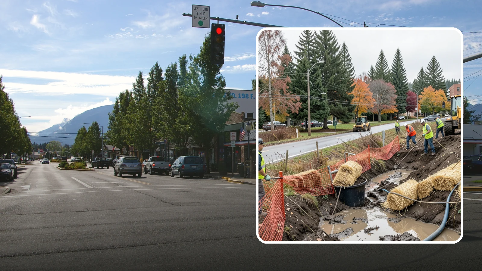 Emergency Erosion Control in North Bend, King County, WA - Immediate erosion measures to protect slopes, waterways, and public infrastructure during and after storm events.
