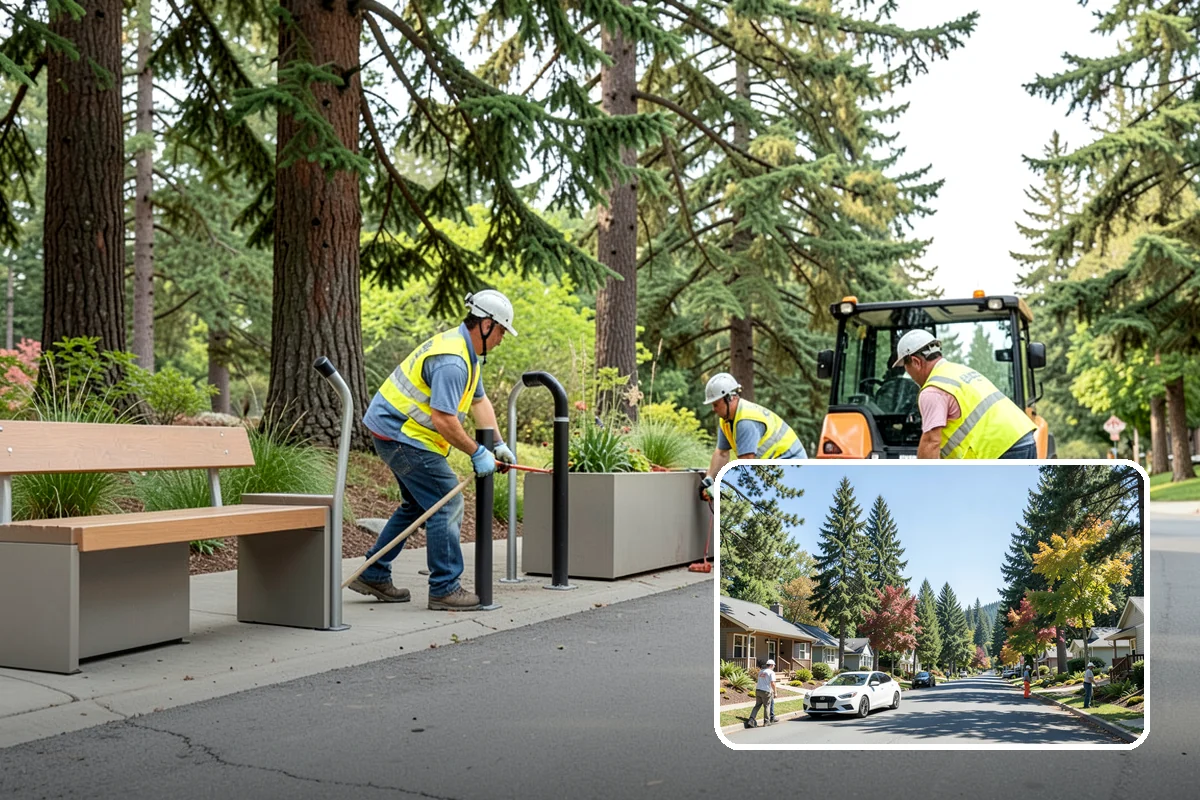 Emergency Erosion Control in Orting, Pierce County, WA - Stabilizes failing slopes before erosion damages infrastructure