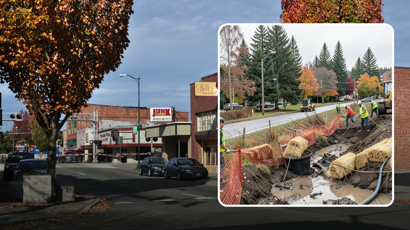 Emergency Erosion Control in Puyallup, Pierce County, WA - Immediate erosion measures to protect slopes, waterways, and public infrastructure during and after storm events.