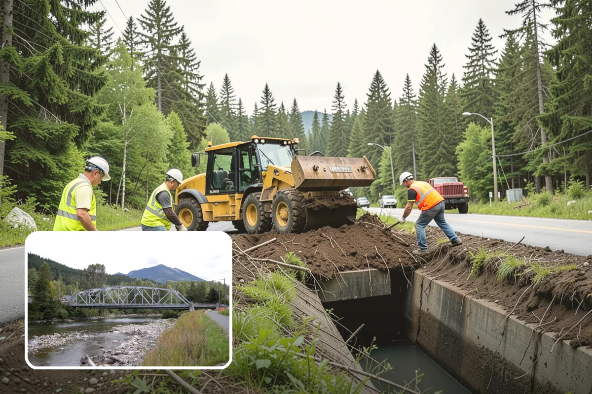 Emergency Erosion Control in Skykomish, King County, WA - Stabilizes failing slopes before erosion damages infrastructure