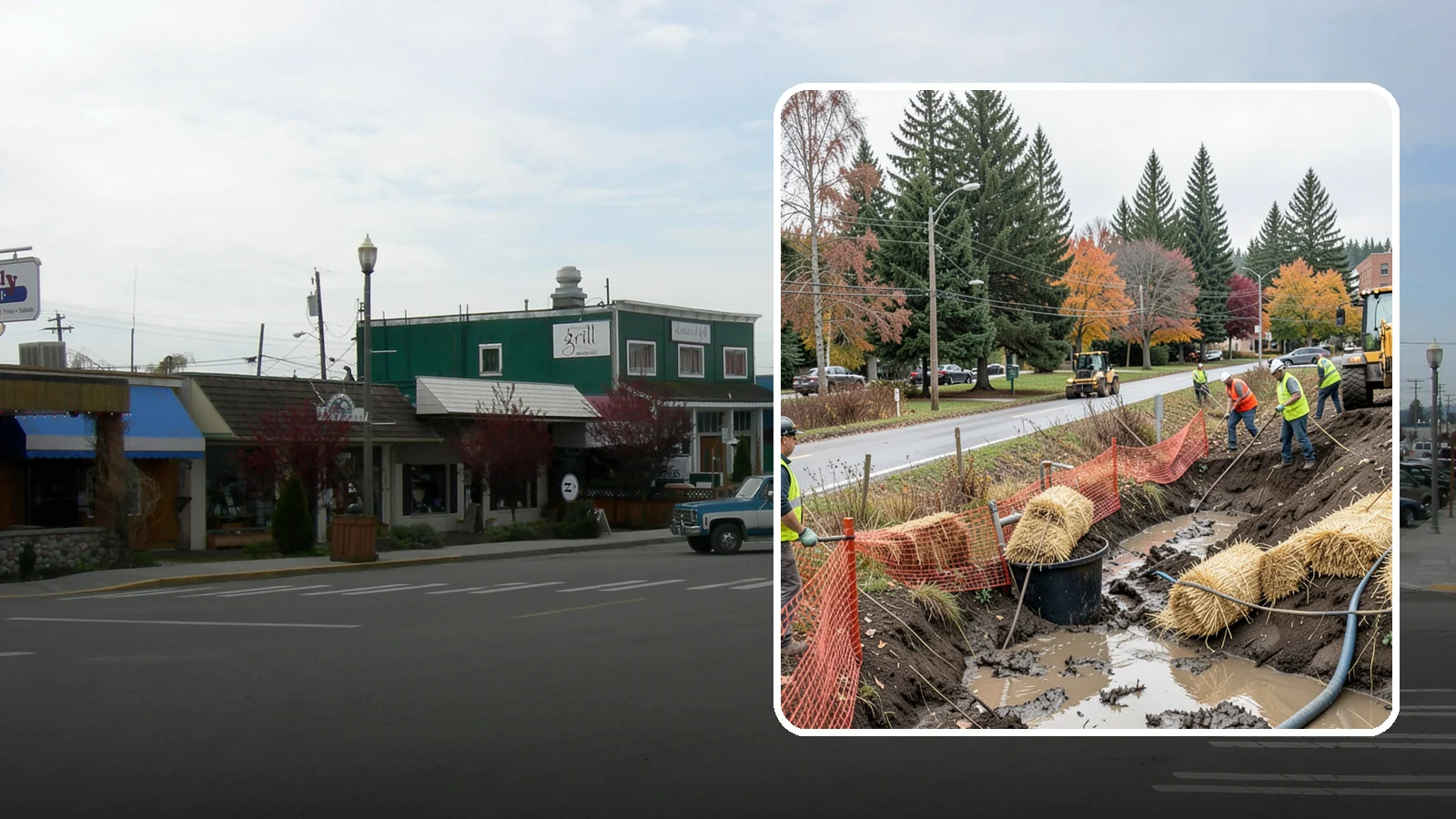 Emergency Erosion Control in Stanwood, Snohomish County, WA - Immediate erosion measures to protect slopes, waterways, and public infrastructure during and after storm events.