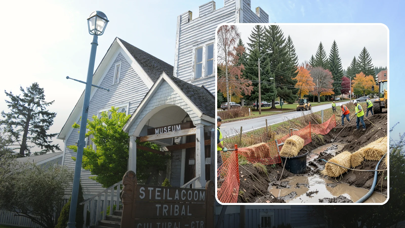 Emergency Erosion Control in Steilacoom, Pierce County, WA - Immediate erosion measures to protect slopes, waterways, and public infrastructure during and after storm events.