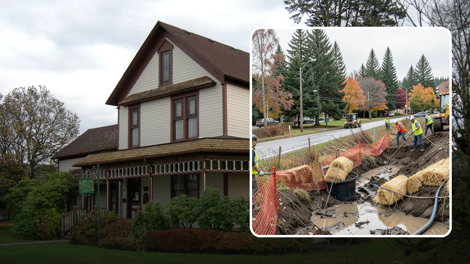 Emergency Erosion Control in Sumner, Pierce County, WA - Immediate erosion measures to protect slopes, waterways, and public infrastructure during and after storm events.