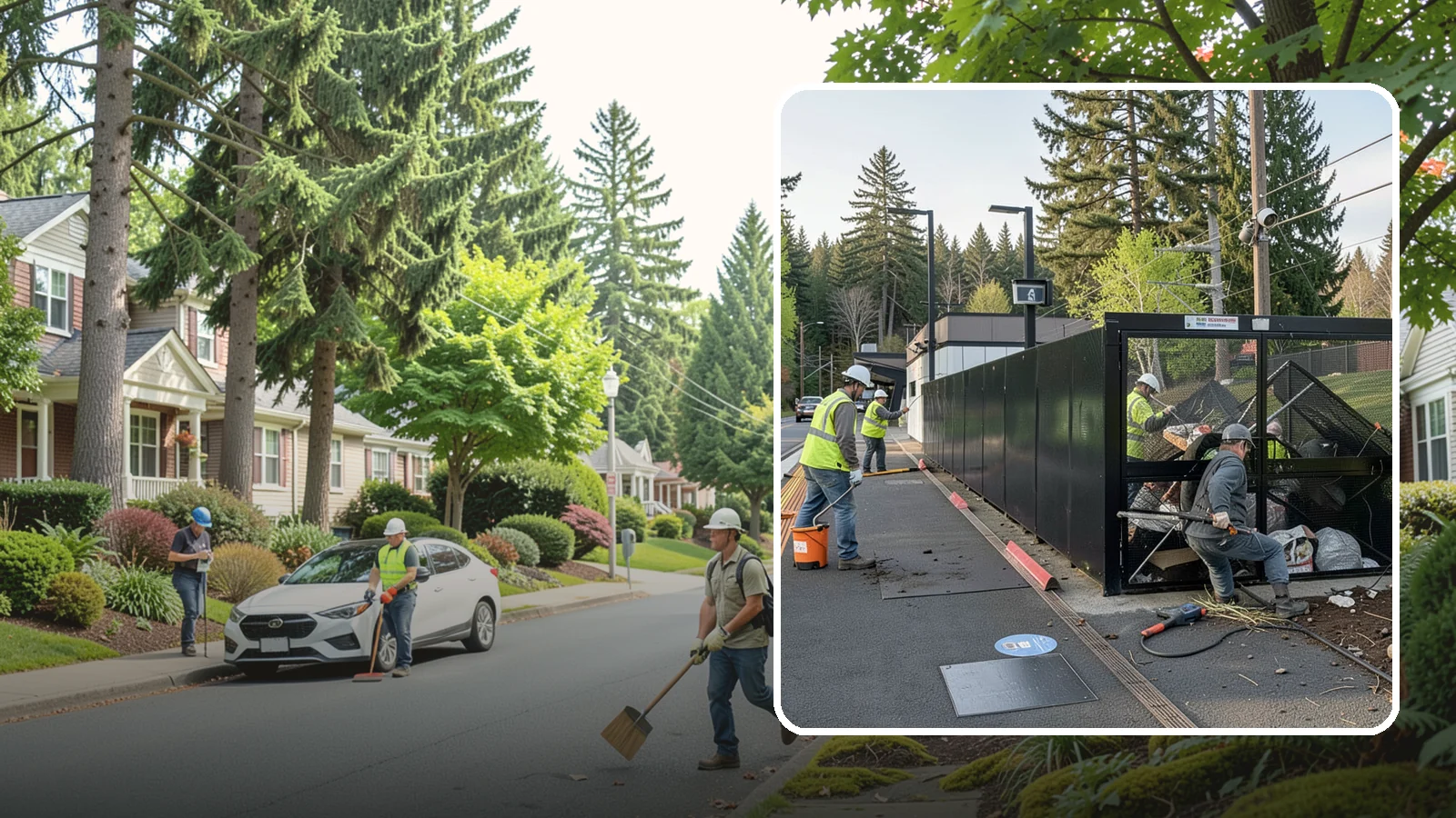 Emergency Fencing in Beaux Arts Village, King County, WA - Fast temporary fencing to secure damaged sites, hazards, and public property following an incident.
