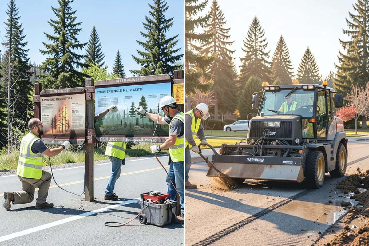 Emergency Fencing in Beaux Arts Village, King County, WA - Assess the site and define the required secure perimeter