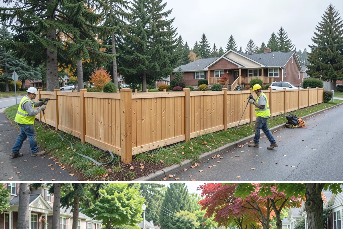 Emergency Fencing in Beaux Arts Village, King County, WA - Emergency fencing needs climb during winter storm season from November through March as more sites sustain sudden damage.
