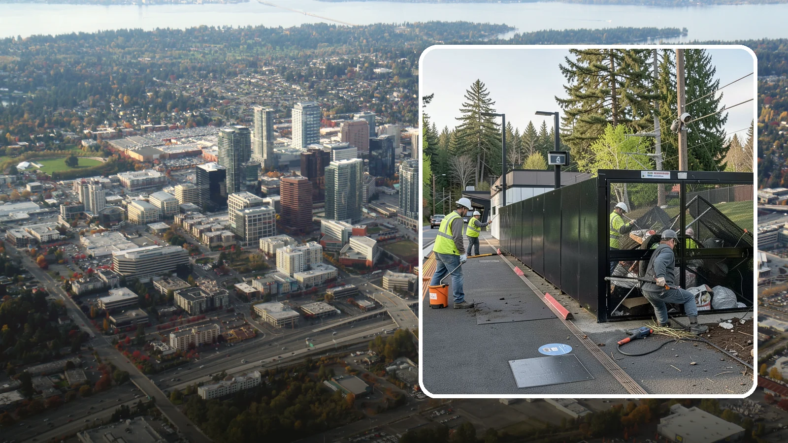 Emergency Fencing in Bellevue, King County, WA - Fast temporary fencing to secure damaged sites, hazards, and public property following an incident.