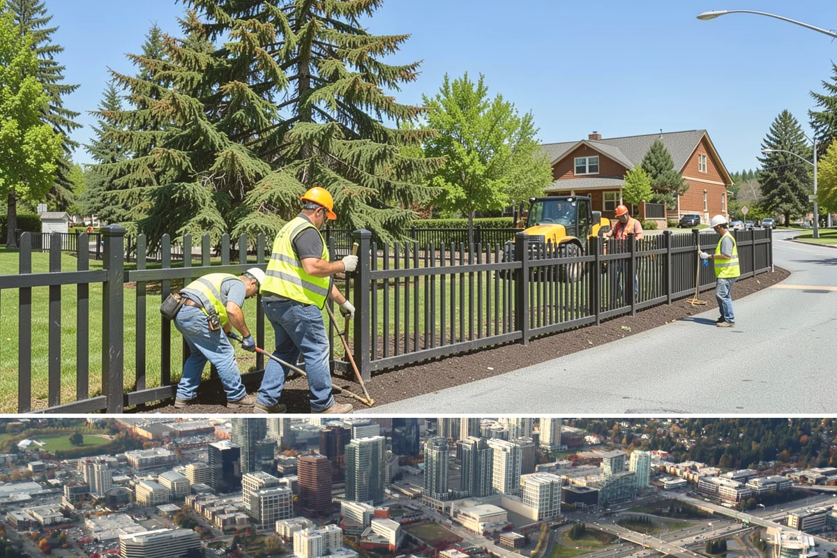 Emergency Fencing in Bellevue, King County, WA - Emergency fencing needs climb during winter storm season from November through March as more sites sustain sudden damage.