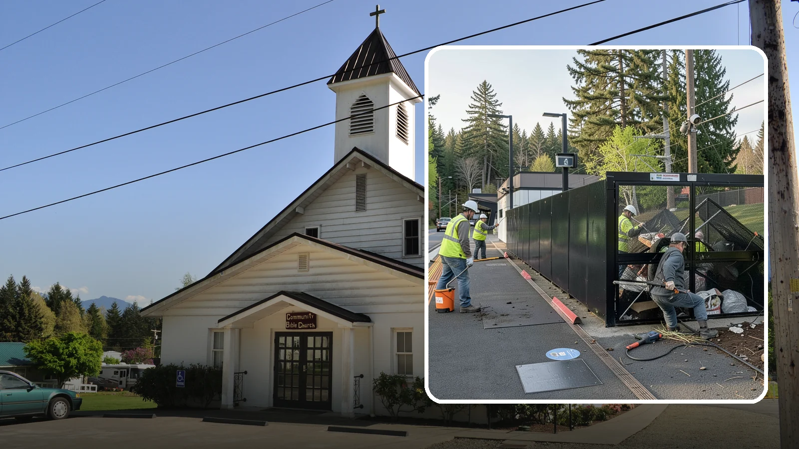 Emergency Fencing in Concrete, Skagit County, WA - Fast temporary fencing to secure damaged sites, hazards, and public property following an incident.