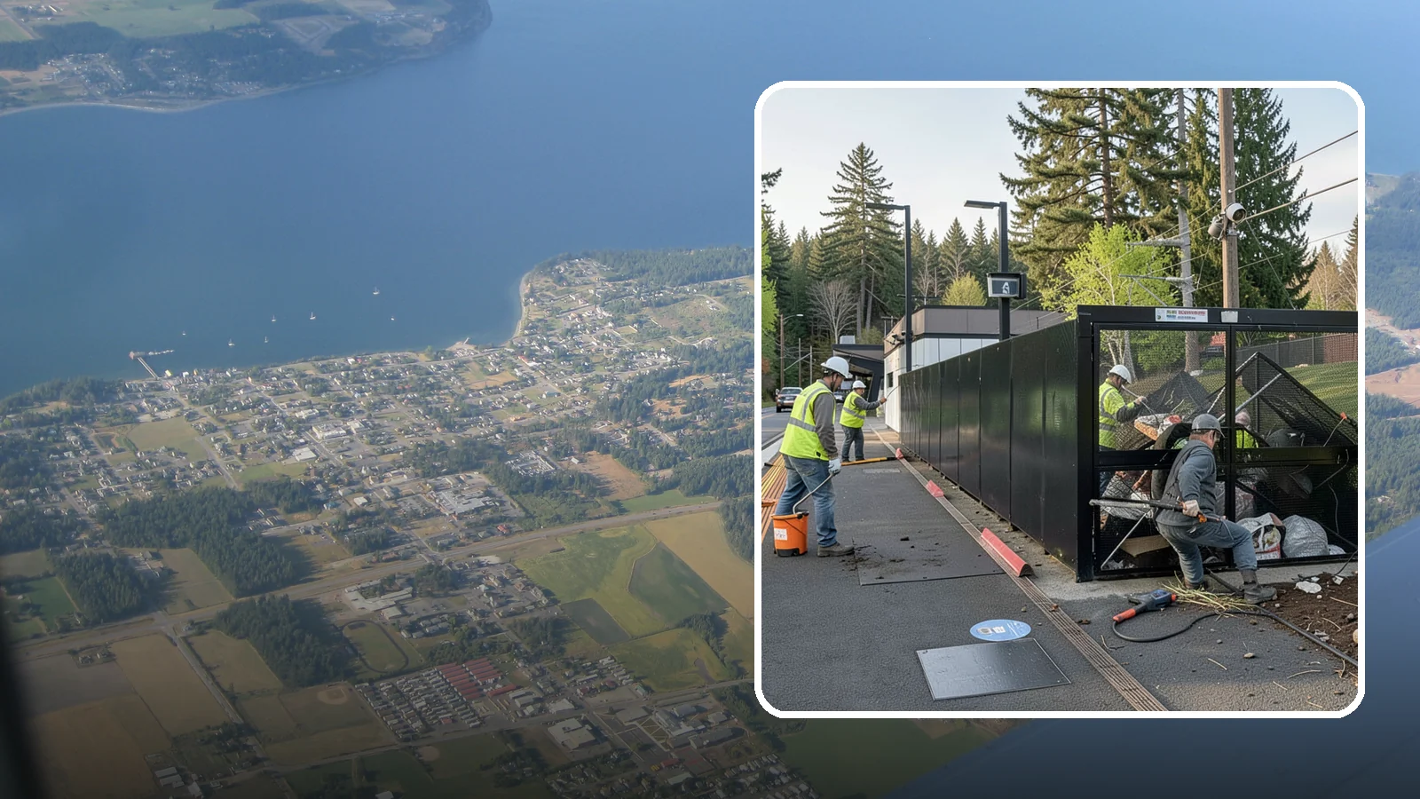 Emergency Fencing in Coupeville, Island County, WA - Fast temporary fencing to secure damaged sites, hazards, and public property following an incident.