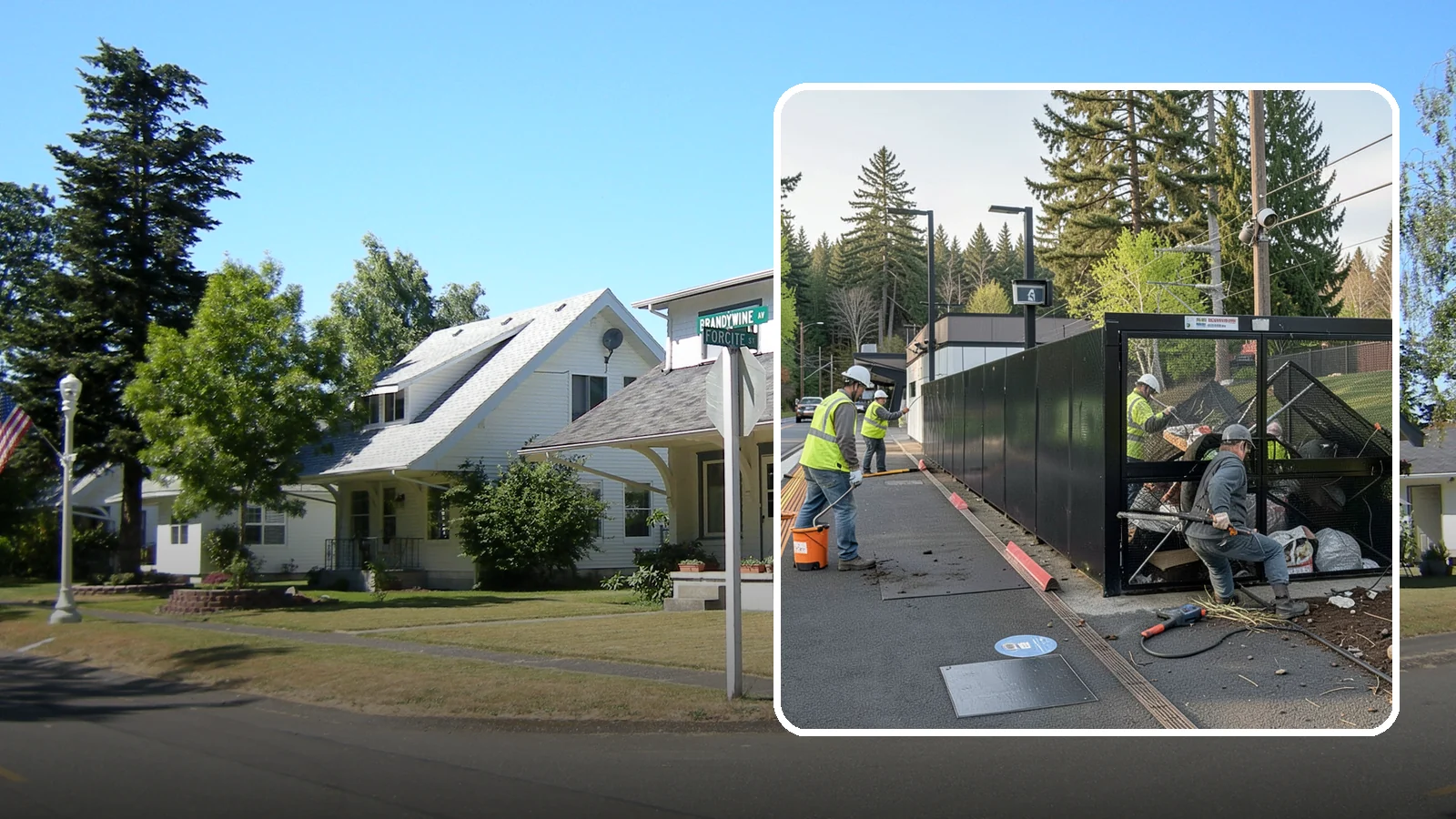 Emergency Fencing in DuPont, Pierce County, WA - Fast temporary fencing to secure damaged sites, hazards, and public property following an incident.