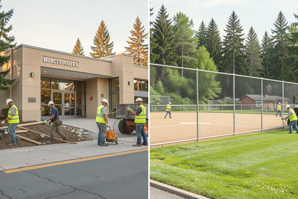 Emergency Fencing in Edmonds, Snohomish County, WA - Assess the site and define the required secure perimeter