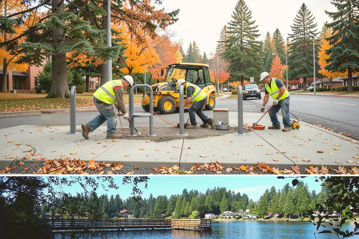Emergency Fencing in Federal Way, King County, WA - Emergency fencing needs climb during winter storm season from November through March as more sites sustain sudden damage.