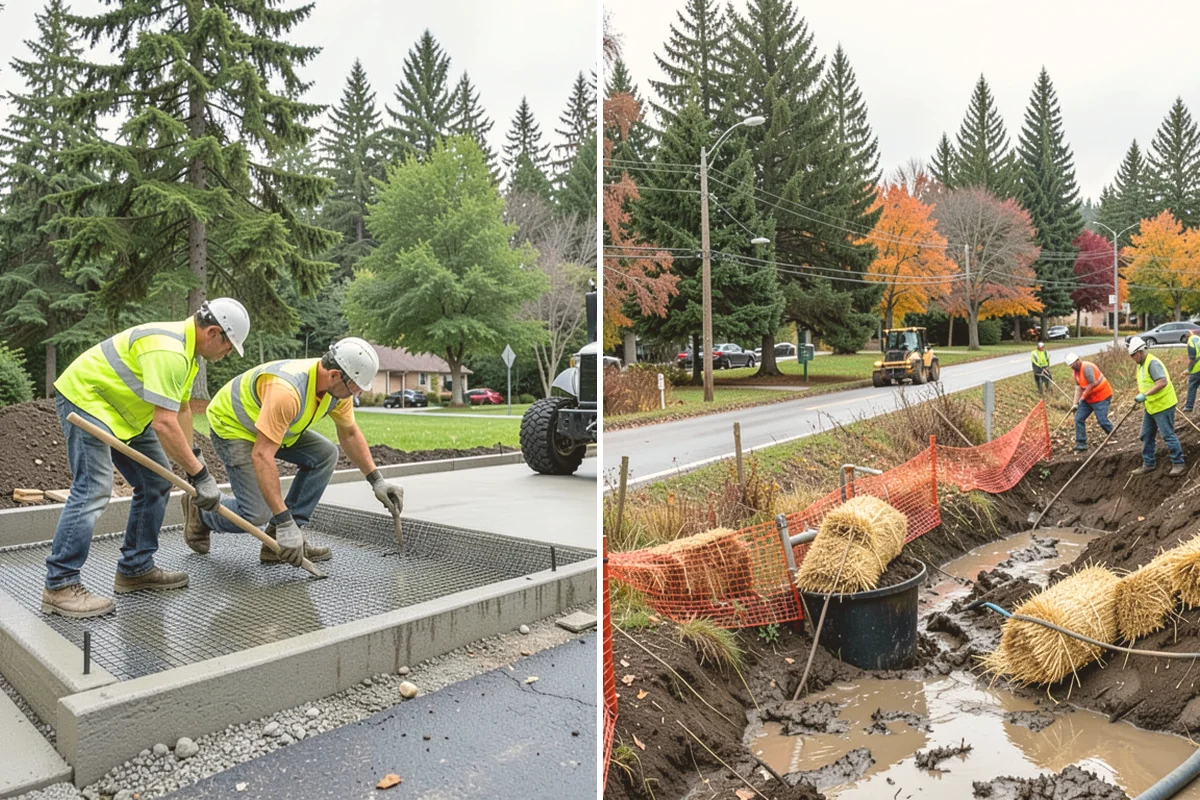 Emergency Fencing in Fife, Pierce County, WA - Assess the site and define the required secure perimeter