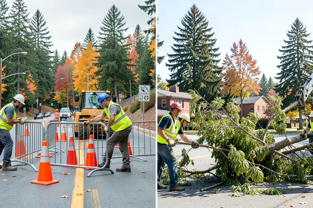 Emergency Fencing in Gig Harbor, Pierce County, WA - Assess the site and define the required secure perimeter