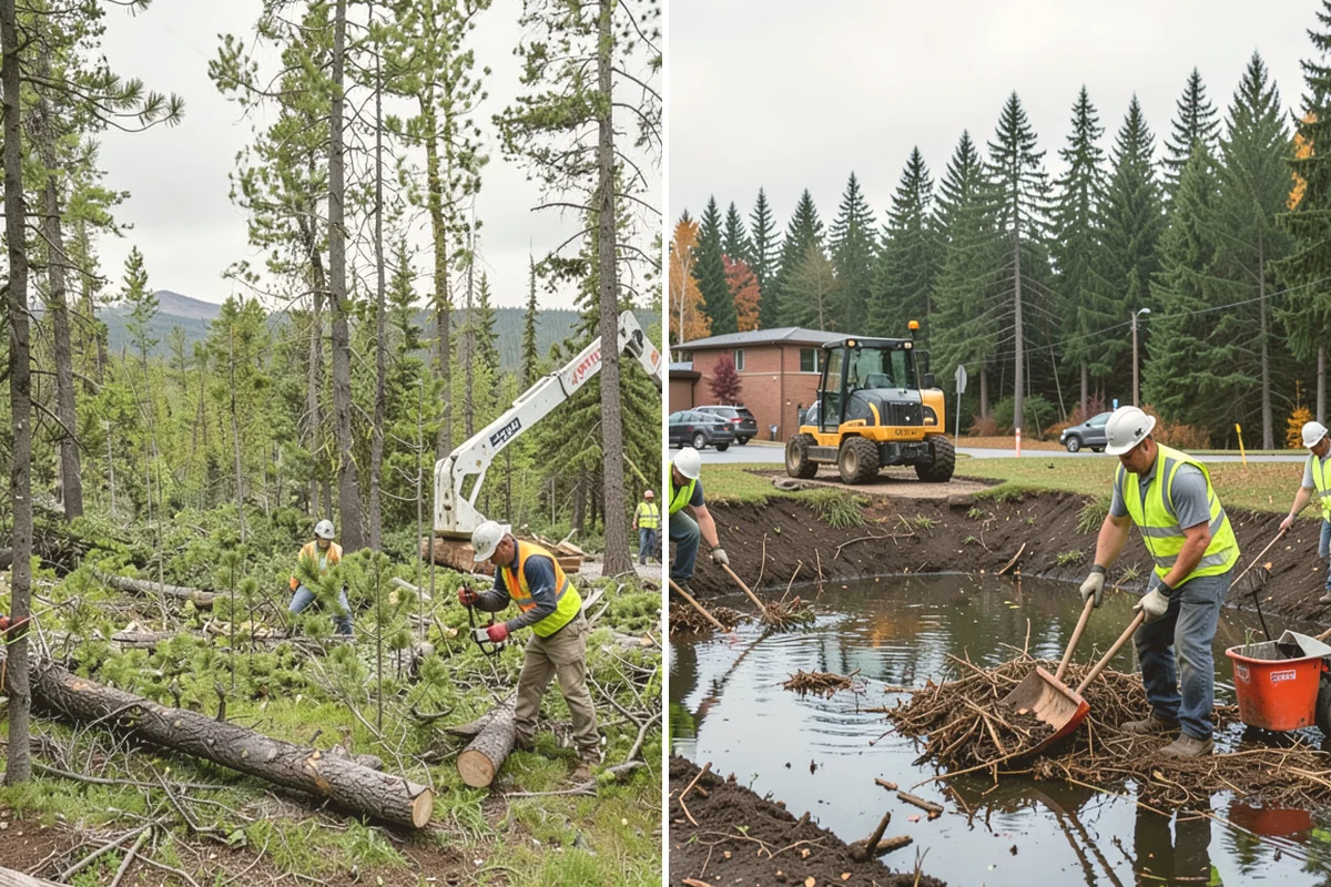 Emergency Fencing in Index, Snohomish County, WA - Assess the site and define the required secure perimeter