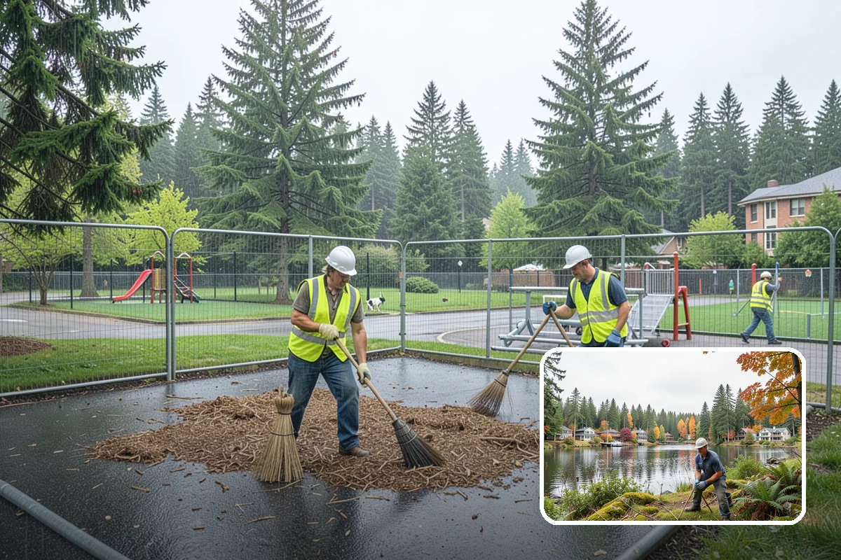 Emergency Fencing in La Conner, Skagit County, WA - Encloses hazardous sites rapidly to reduce public risk