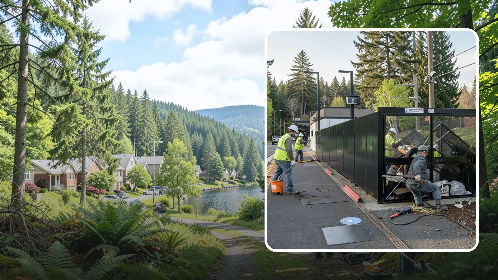 Emergency Fencing in Lake Forest Park, King County, WA - Fast temporary fencing to secure damaged sites, hazards, and public property following an incident.