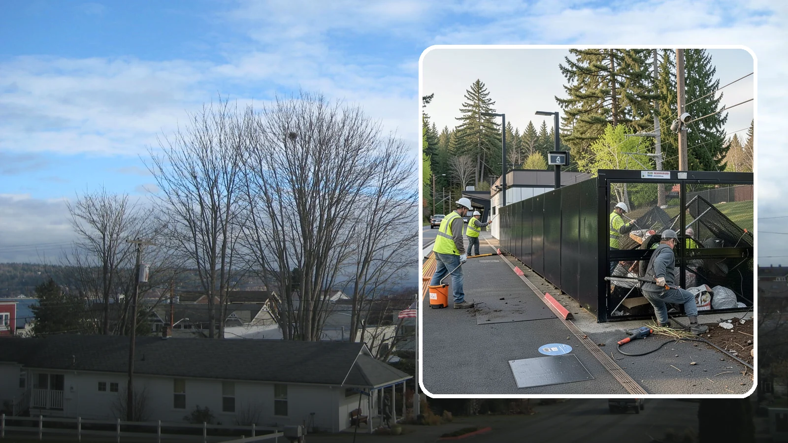 Emergency Fencing in Langley, Island County, WA - Fast temporary fencing to secure damaged sites, hazards, and public property following an incident.