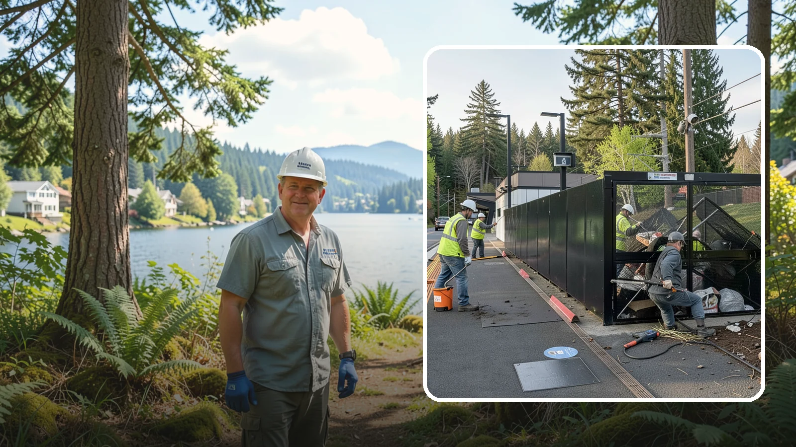 Emergency Fencing in Milton, King County, WA - Fast temporary fencing to secure damaged sites, hazards, and public property following an incident.
