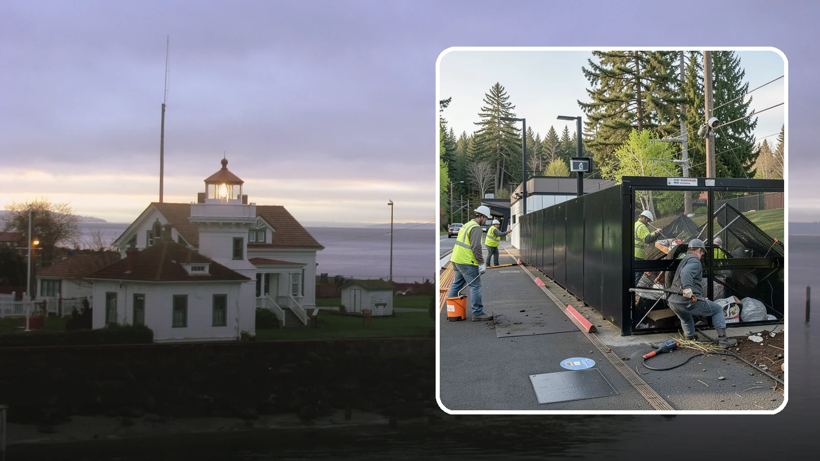 Emergency Fencing in Mukilteo, Snohomish County, WA - Fast temporary fencing to secure damaged sites, hazards, and public property following an incident.