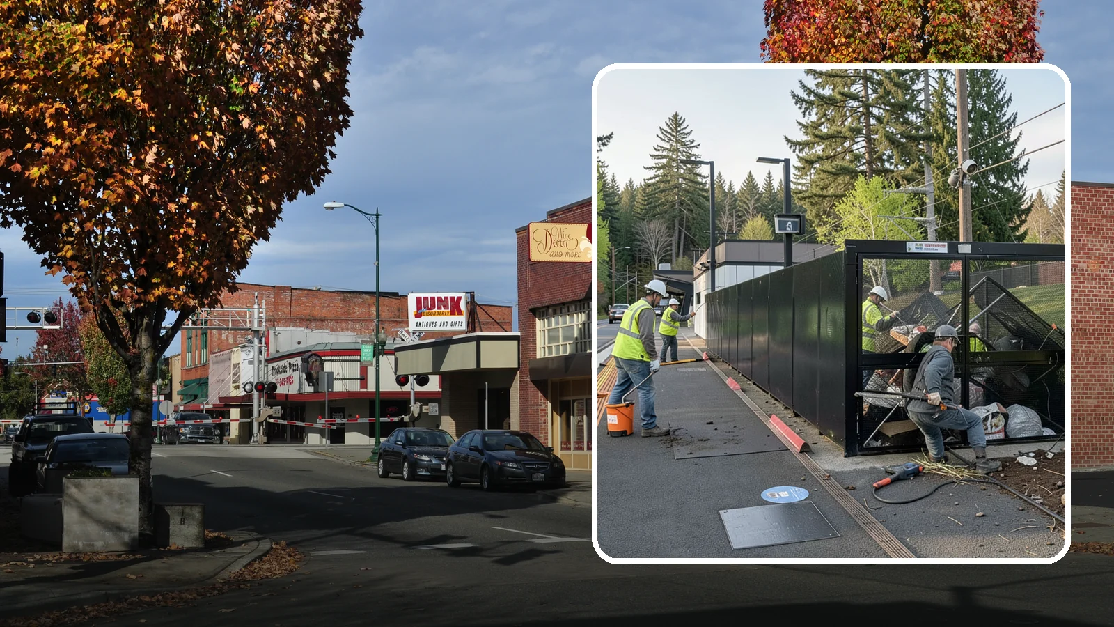 Emergency Fencing in Puyallup, Pierce County, WA - Fast temporary fencing to secure damaged sites, hazards, and public property following an incident.