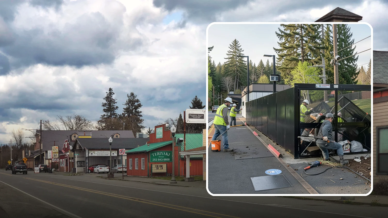Emergency Fencing in Roy, Pierce County, WA - Fast temporary fencing to secure damaged sites, hazards, and public property following an incident.