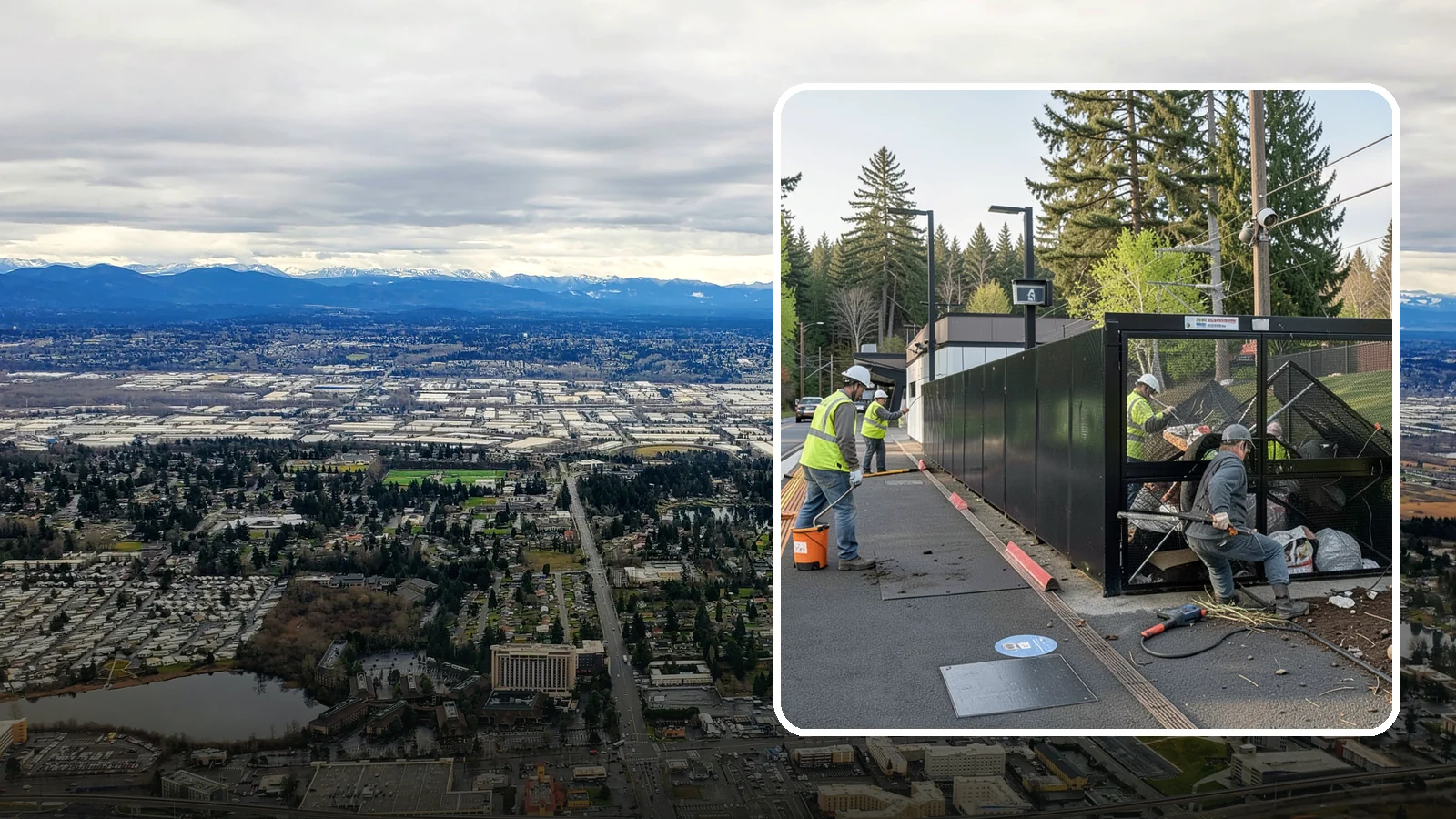 Emergency Fencing in SeaTac, King County, WA - Fast temporary fencing to secure damaged sites, hazards, and public property following an incident.