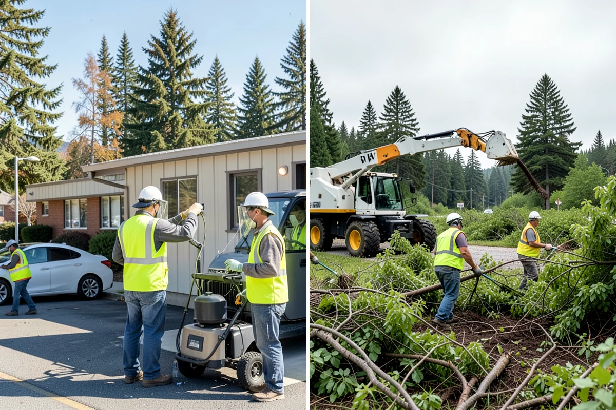 Emergency Fencing in SeaTac, King County, WA - Assess the site and define the required secure perimeter