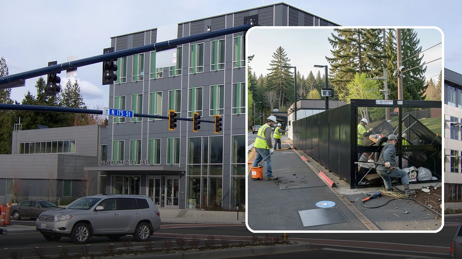 Emergency Fencing in Shoreline, King County, WA - Fast temporary fencing to secure damaged sites, hazards, and public property following an incident.