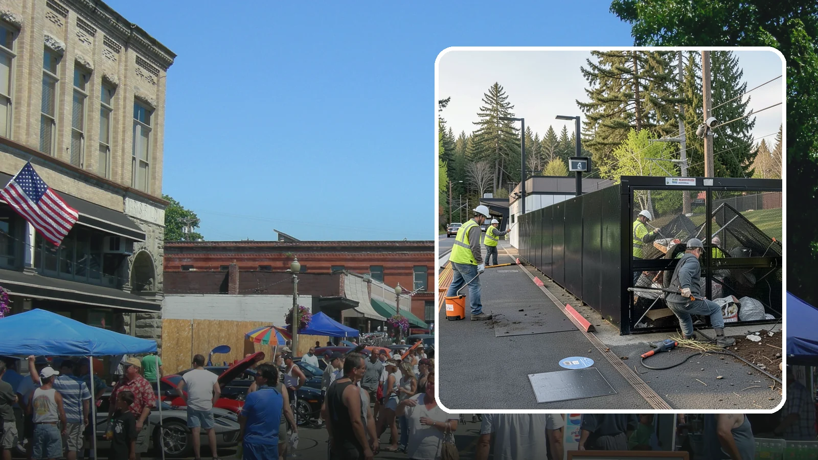 Emergency Fencing in Snohomish, Snohomish County, WA - Fast temporary fencing to secure damaged sites, hazards, and public property following an incident.