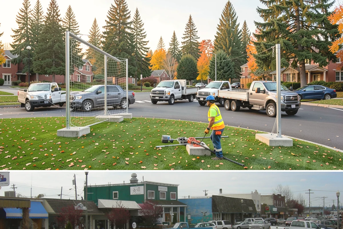 Emergency Fencing in Stanwood, Snohomish County, WA - Emergency fencing needs climb during winter storm season from November through March as more sites sustain sudden damage.