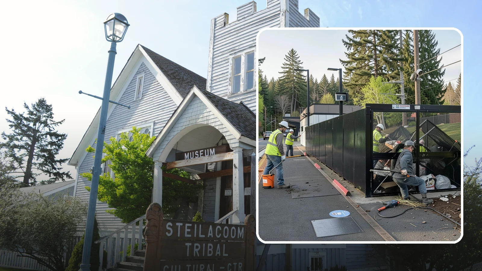Emergency Fencing in Steilacoom, Pierce County, WA - Fast temporary fencing to secure damaged sites, hazards, and public property following an incident.