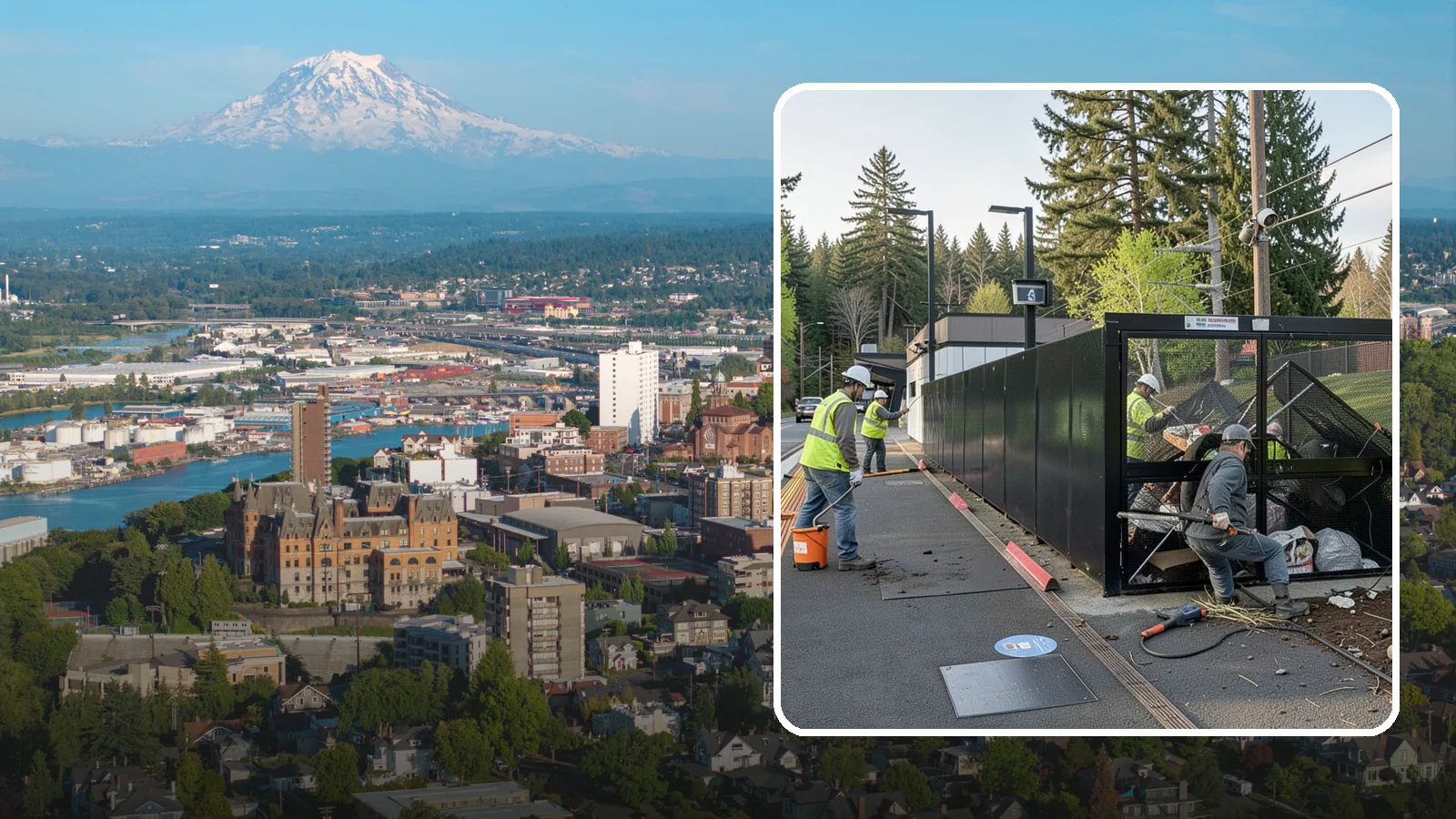 Emergency Fencing in Tacoma, Pierce County, WA - Fast temporary fencing to secure damaged sites, hazards, and public property following an incident.