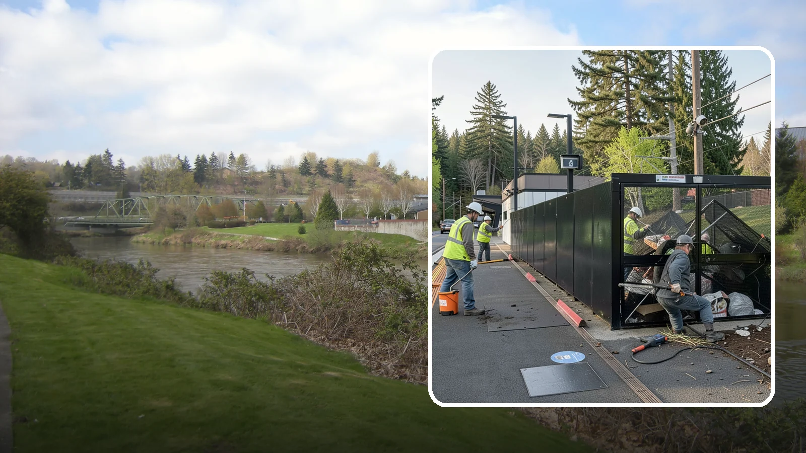 Emergency Fencing in Tukwila, King County, WA - Fast temporary fencing to secure damaged sites, hazards, and public property following an incident.