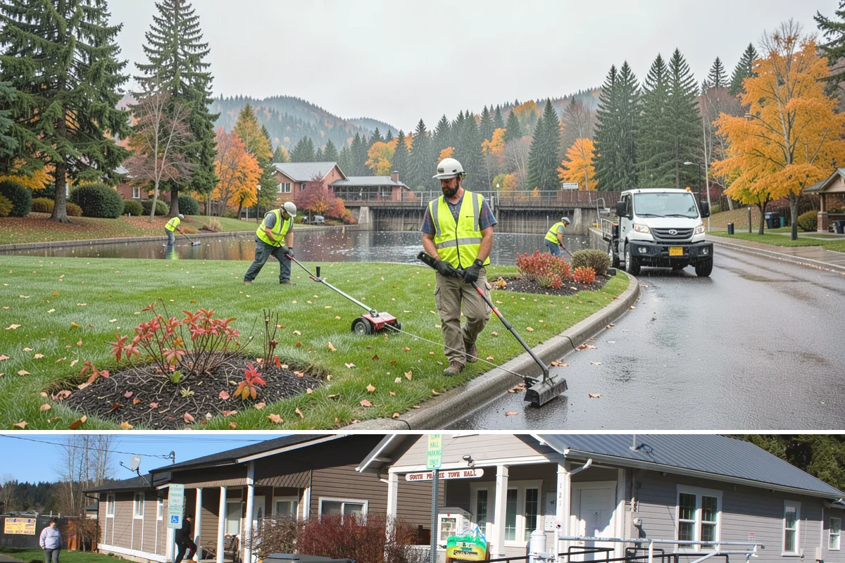 Emergency On-Call Services in South Prairie, Pierce County, WA - Demand concentrates in the fall and winter windstorm and flood season across Western Washington.