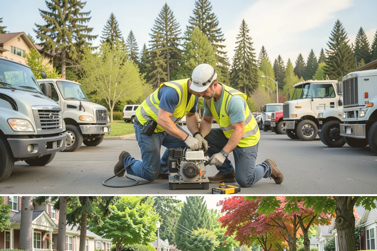 Emergency Pumping in Beaux Arts Village, King County, WA - Emergency pumping demand peaks from November through February when heavy rain and high water tables overwhelm drainage systems.