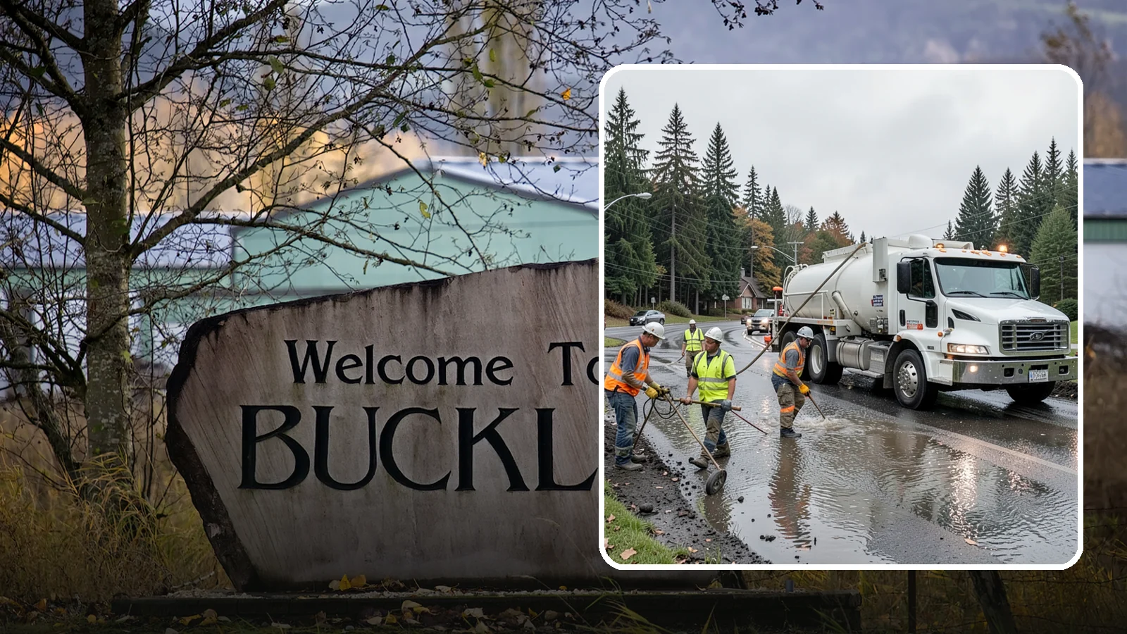 Emergency Pumping in Buckley, Pierce County, WA - Rapid water removal from flooded roads, facilities, and public sites to restore access and prevent damage.